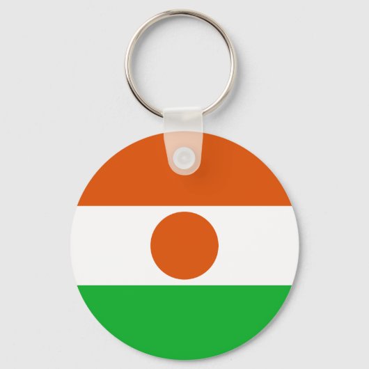 Flagge Niger Schlüsselanhänger (Vorderseite)