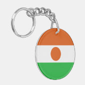 Flagge Niger Schlüsselanhänger (Vorderseite links)