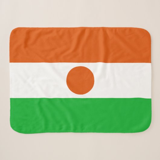 Flagge Niger Sherpadecke (Vorderseite (Horizontal))