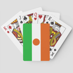 Flagge Niger Spielkarten