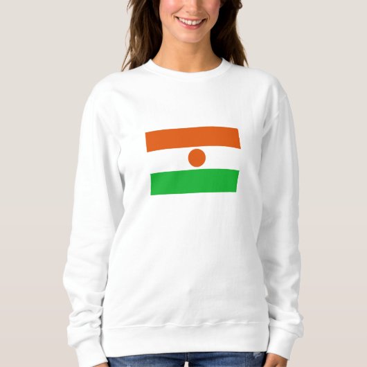 Flagge Niger Sweatshirt (Vorderseite)