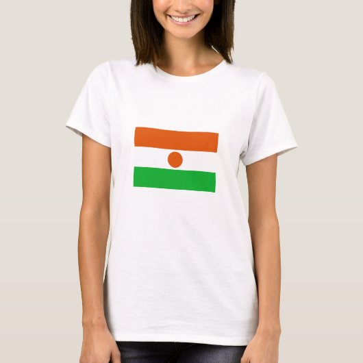Flagge Niger T-Shirt (Vorderseite)