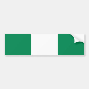 Flagge Nigerias Autoaufkleber