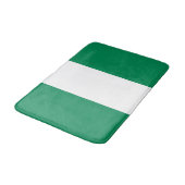 Flagge Nigerias Badematte (Schrägansicht)