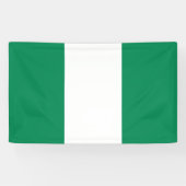 Flagge Nigerias Banner (Horizontal)
