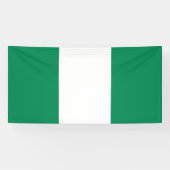 Flagge Nigerias Banner (Horizontal)