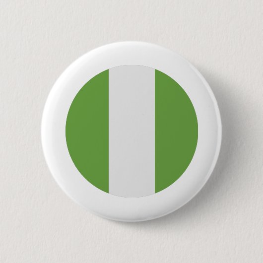 Flagge Nigerias Button (Vorderseite)
