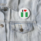 Flagge Nigerias Button (Beispiel)