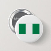 Flagge Nigerias Button (Vorne & Hinten)