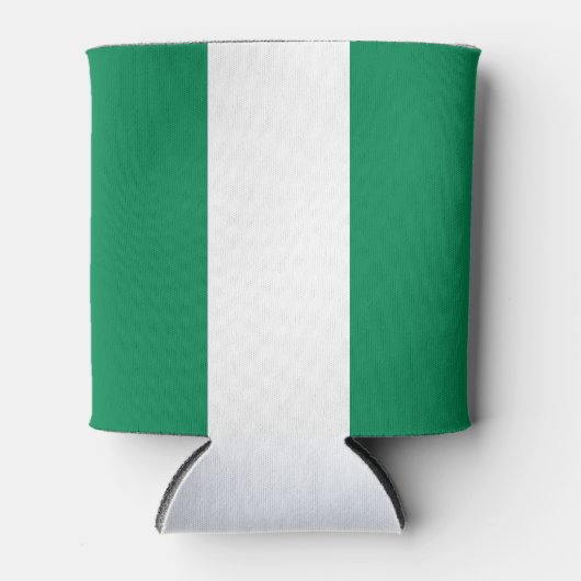 Flagge Nigerias Dosenkühler (Vorderseite)