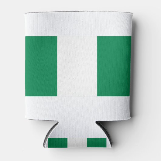 Flagge Nigerias Dosenkühler (Vorderseite)