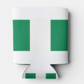 Flagge Nigerias Dosenkühler (Rückseite)