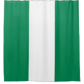 Flagge Nigerias Duschvorhang (Vorderseite)