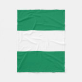 Flagge Nigerias Fleecedecke (Vorderseite)