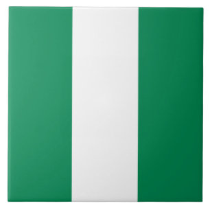 Flagge Nigerias Fliese