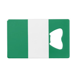 Flagge Nigerias Geldbeutel Flaschenöffner