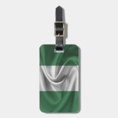 Flagge Nigerias Gepäckanhänger (Vorderseite vertikal)