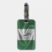 Flagge Nigerias Gepäckanhänger (Rückseite vertikal)