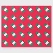 Flagge Nigerias Geschenkpapier (Flach)