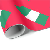 Flagge Nigerias Geschenkpapier (Rolleneckpunkt)