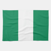 Flagge Nigerias Geschirrtuch (Horizontal)