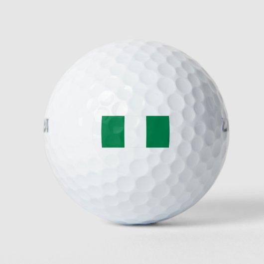Flagge Nigerias Golfball (Vorderseite)