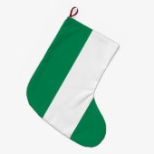 Flagge Nigerias Großer Weihnachtsstrumpf (Vorderansicht (hängend))