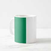 Flagge Nigerias Kaffeetasse (Vorderseite Links)