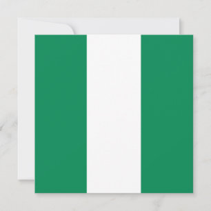 Flagge Nigerias Karte
