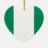 Flagge Nigerias Keramik Ornament (Vorne)