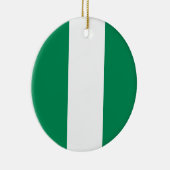 Flagge Nigerias Keramik Ornament (Rechts)