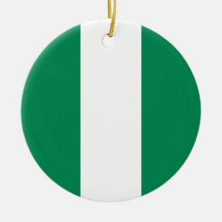 Flagge Nigerias Keramik Ornament
