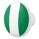 Flagge Nigerias Keramikknauf (Rechts)