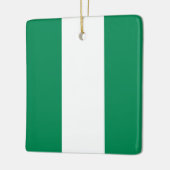 Flagge Nigerias Keramikornament (Links)