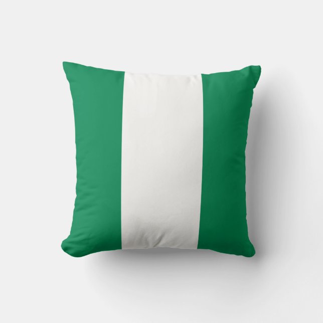 Flagge Nigerias Kissen (Vorderseite)