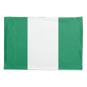 Flagge Nigerias Kissenbezug (Rückseite)