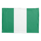Flagge Nigerias Kissenbezug (Rückseite)