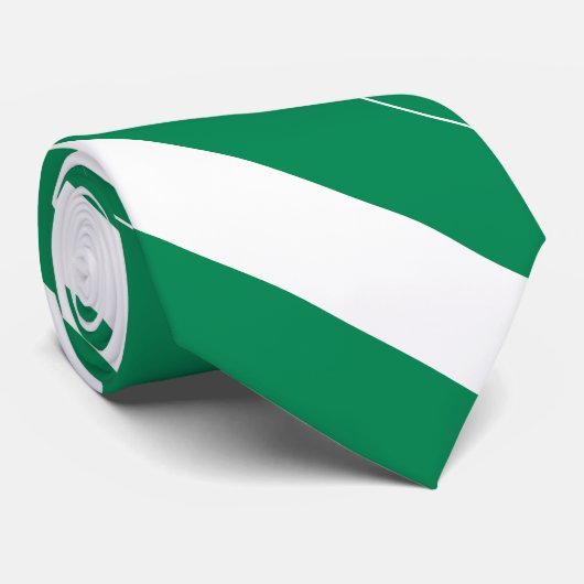 Flagge Nigerias Krawatte (Gerollt)