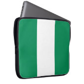 Flagge Nigerias Laptopschutzhülle (Vorne Rechts)