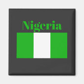 Flagge Nigerias Magnet (Vorne)