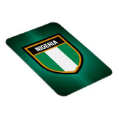 Flagge Nigerias Magnet (Rechte Seite)