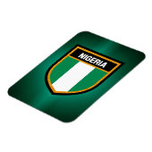 Flagge Nigerias Magnet (Linke Seite)
