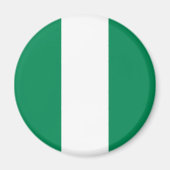 Flagge Nigerias Magnet (Vorne)
