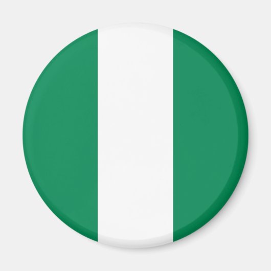 Flagge Nigerias Magnet (Vorne)