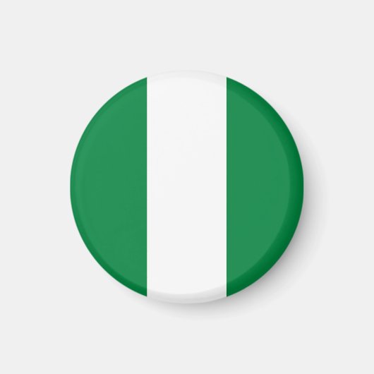 Flagge Nigerias Magnet (Vorne)