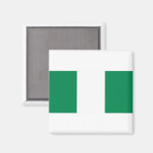 Flagge Nigerias Magnet (Vorderseite/Rückseite)