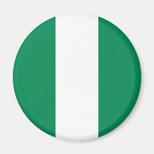 Flagge Nigerias Magnet (Vorne)
