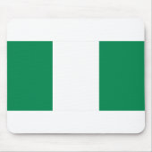 Flagge Nigerias Mousepad (Vorne)