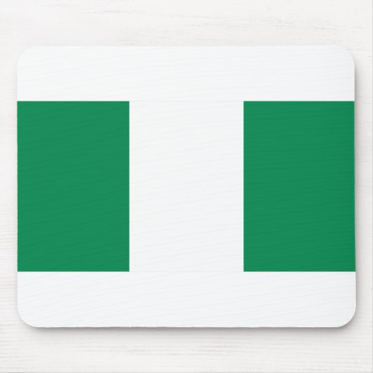 Flagge Nigerias Mousepad (Vorne)