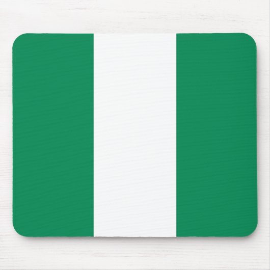 Flagge Nigerias Mousepad (Vorne)